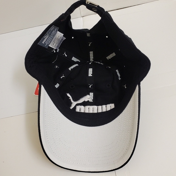 🤩New with tags Puma women's black/white cap 100%cotton - Picture 5 of 8